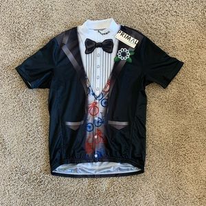 NWT Primal Tuxedo Cycling Jersey, size M